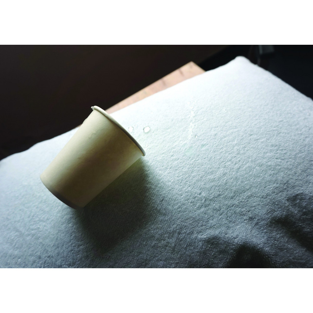 1 επίστρωμα αδιάβροχο διπλό 140x200+35 με περιμετρική φούσταΧρώμα: WhiteΣύνθεση: TERRY/PU