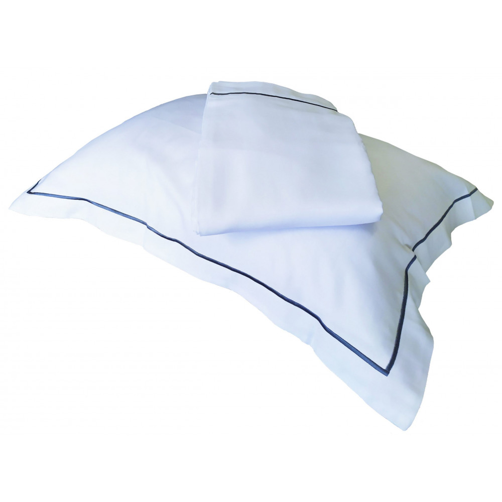 Η φωτογραφία δείχνει 1 Σεντόνι Cotton 100% TC310 190X295 με μονή πλακοραφή χρώματος γκρι- Οι διαστάσεις είναι προ ραφήςΧρώμα: WhiteΣύνθεση: COTTON 100%