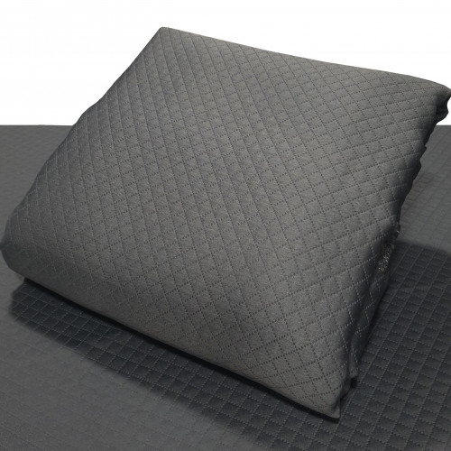 Κουβέρτα Πικέ Le Blanc ΙΣΠΑΝΙΑΣ Polyester 100% Dark Grey Υπέρδιπλη 240x260