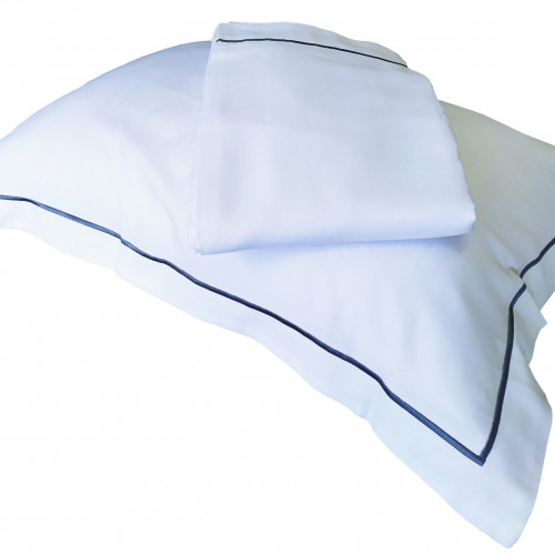 Παπλωματοθήκη Cotton Satin Plain Line TC310 Cotton 100% One Line 250x230