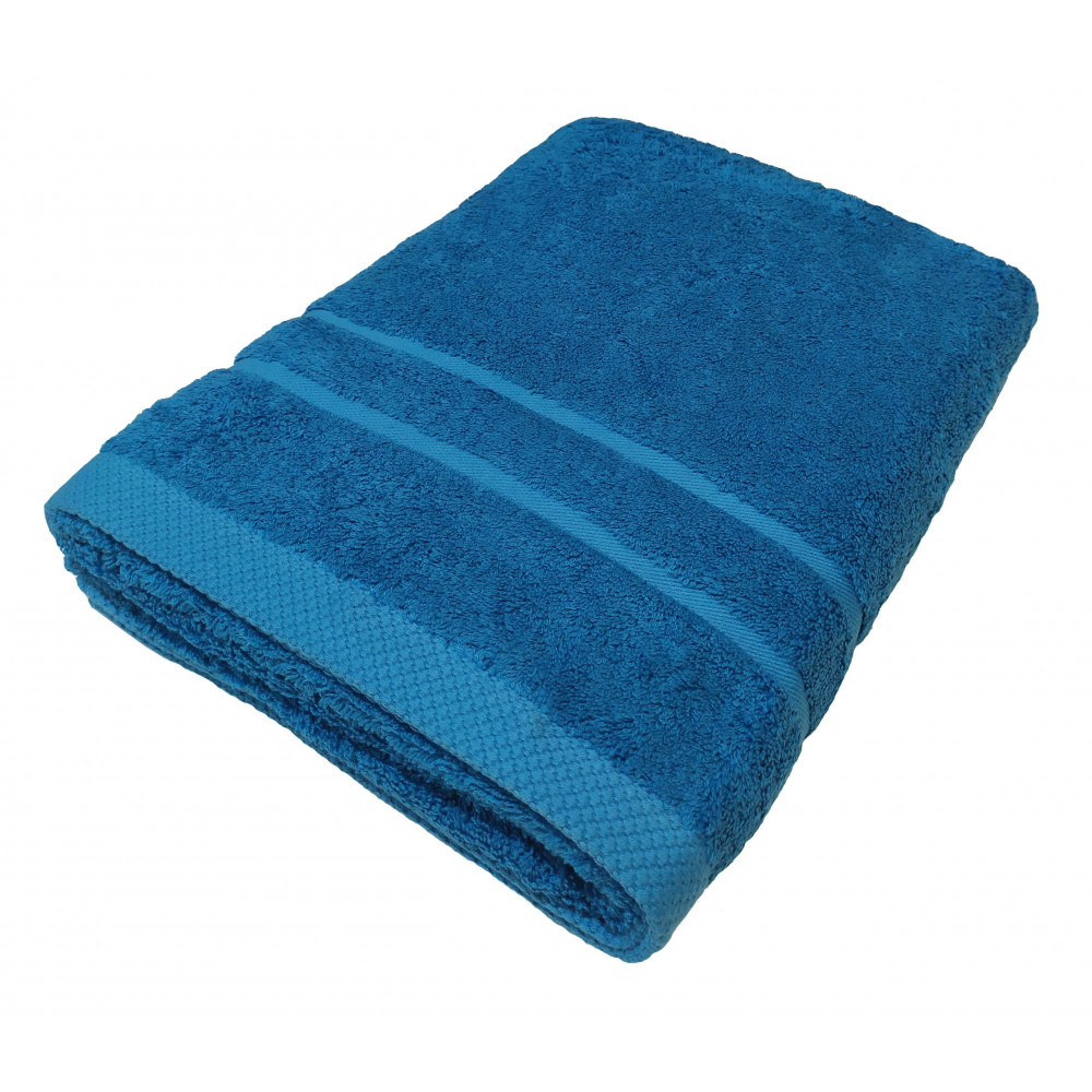 Η φωτογραφία δείχνει 1 Πετσέτα Πισίνας Cotton 100% 600gr/m2 80x145Χρώμα: PetrolΣύνθεση: COTTON 100%