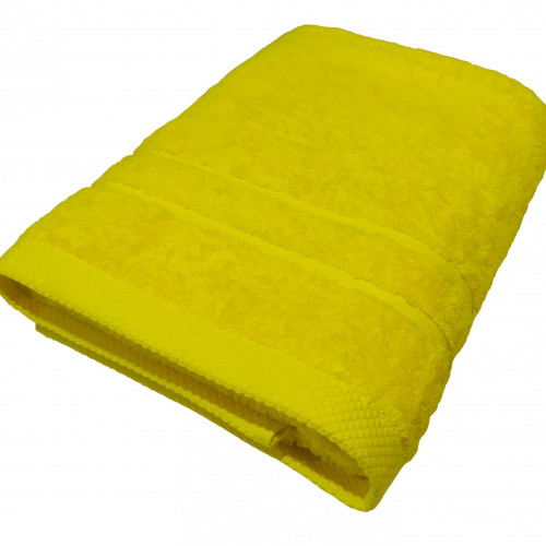 Πετσέτα Πισίνας POOL LUXURY Line Cotton 100% 600gr/m2 Κίτρινη 80x145