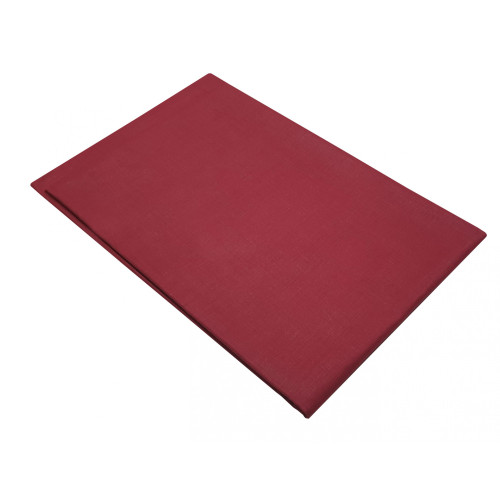 Σεντόνι ΚΟΜΒΟΣ Κόκκινο μονόχρωμο Υπέρδιπλο με λάστιχο 170x200+20
