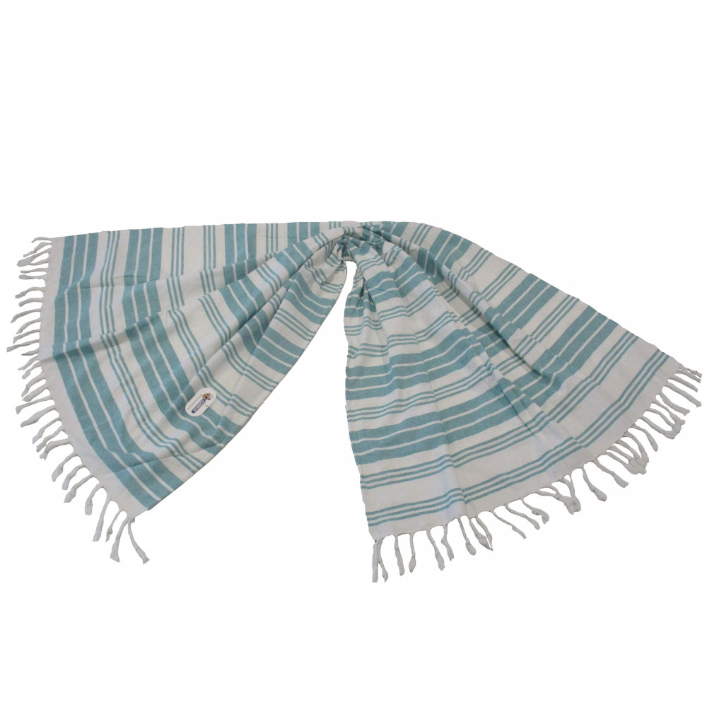 1 πετσέτα θαλάσσης παρεό 90x180 (από τη μια πλευρά παρεό από την άλλη πλευρά πετσέτα)