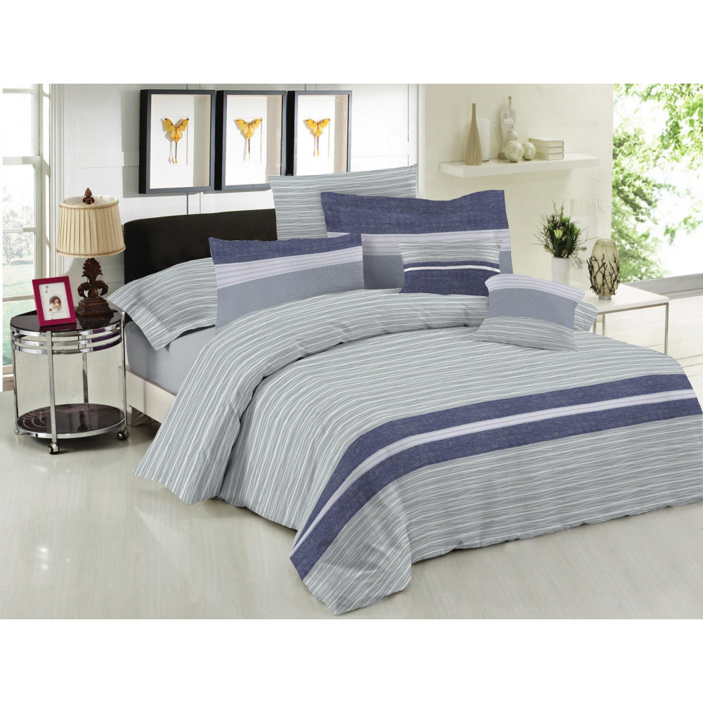 1 κουβερλί εμπριμε υπέρδιπλο 220x240 και 2 μαξιλαροθήκες φάκελος εμπριμέ