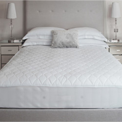 Επίστρωμα Καπιτονέ Le Blanc Cotton 100% διπλό 160x200+30