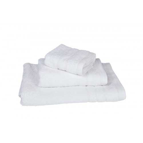Πετσέτα ΚΟΜΒΟΣ Πεννιέ 500γρ/μ2 Λευκό Χειρός 40x60