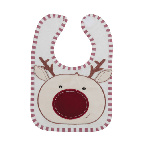 ΒΡΕΦΙΚΗ ΣΑΛΙΑΡΑ ΤΑΡΑΝΔΟΣ EMBROIDERY BIB WITH 3D DEER  1026015