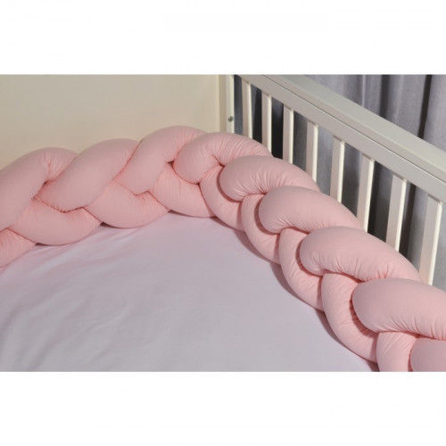 Baby Oliver des 312 πλεξούδα Ροζ τριπλή Βαμβακερή 20 μ χ 200 εκ.