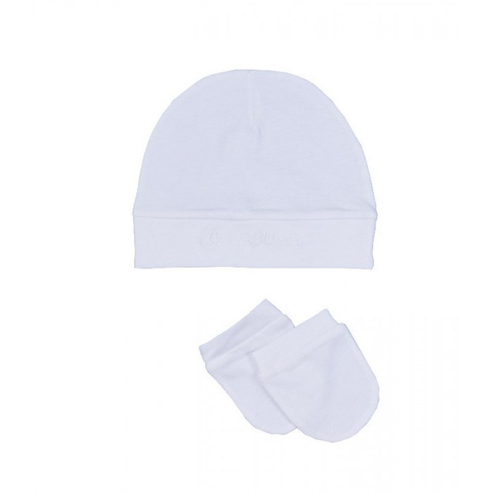 Η φωτογραφία δείχνει Σετ Σκουφάκι & 2 Γαντάκια - Ύφασμα jersey 100% βαμβάκι πενιέ με πιστοποίηση Oekotex – Συσκευασία: σε σακούλα