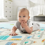 Παιδικό χαλάκι δραστηριοτήτων  διπλής όψεως, για να απασχολείται το παιδί σας δημιουργικά οποιαδήποτε ώρα της ημέρας.