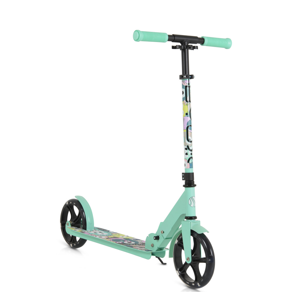 Byox Scooter Monster Blue Πτυσσόμενο σκούτερ αλουμινίου με τροχούς PU 200x30 mm.