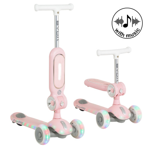 BYOX ΠΑΤΙΝΙ 2 ΣΕ 1 STREET PRO PINK 3801005300266