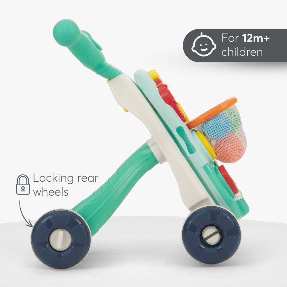 Η φωτογραφία δείχνει Περπατούρα και τραπέζι δραστηριοτήτων της εταιρείας Kikka Boo.