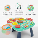 Η φωτογραφία δείχνει Περπατούρα και τραπέζι δραστηριοτήτων της εταιρείας Kikka Boo.