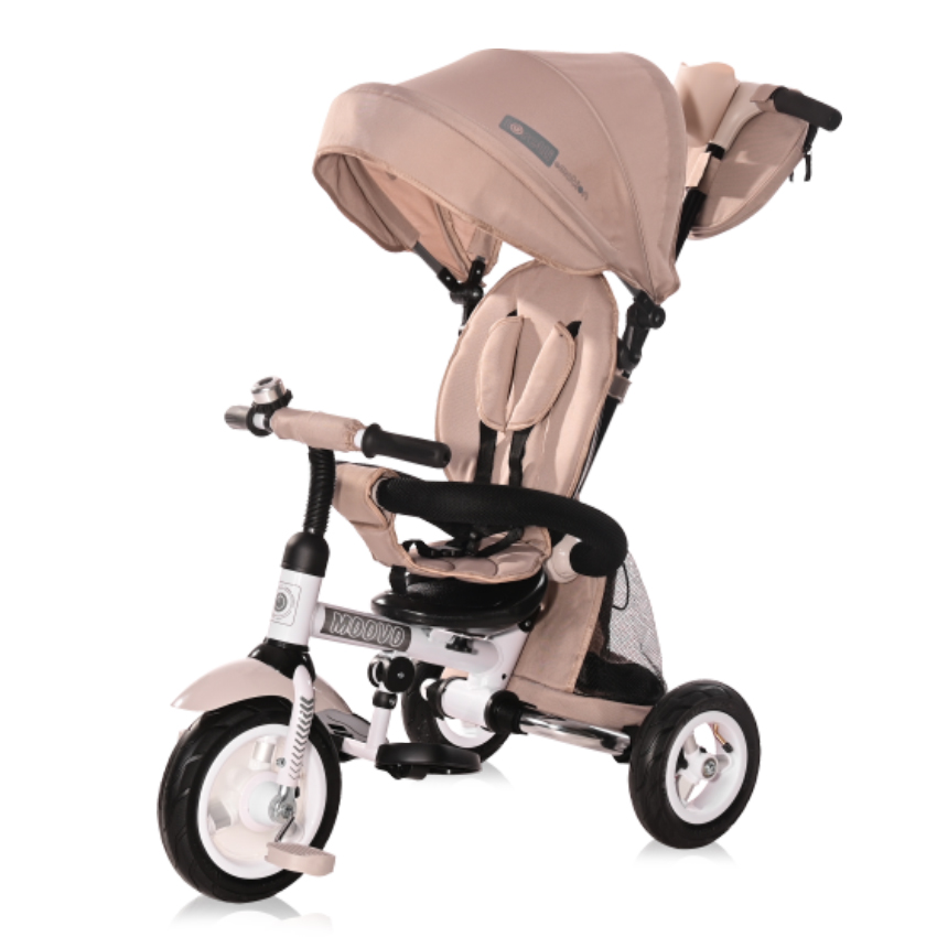 Τρίκυκλο πτυσσόμενο ποδηλατάκι της εταιρείας Lorelli με φουσκωτά λάστιχα και μεταλλικές ζάντες.