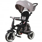 Qplay Rito Plus Eva Αναδιπλούμενο Τρίκυκλο Ποδηλατάκι 10 - 72 μηνών BlackΤρίκυκλο ποδήλατο που ακολουθεί την ανάπτυξη του παιδιού από 10 έως 72 μηνώνΡυθμιζόμενο καθ’ ύψος τιμόνι γονέαΑναδιπλούμενο – αφαιρούμενο σκίαστρο με UV προστασία UPF 50+Πλάτη καθίσματος με 2 θέσεις ανάκλισης για άνετη βόλταΜαλ