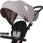 Qplay Rito Plus Eva Αναδιπλούμενο Τρίκυκλο Ποδηλατάκι 10 - 72 μηνών BlackΤρίκυκλο ποδήλατο που ακολουθεί την ανάπτυξη του παιδιού από 10 έως 72 μηνώνΡυθμιζόμενο καθ’ ύψος τιμόνι γονέαΑναδιπλούμενο – αφαιρούμενο σκίαστρο με UV προστασία UPF 50+Πλάτη καθίσματος με 2 θέσεις ανάκλισης για άνετη βόλταΜαλ