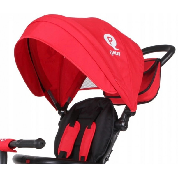 Qplay Rito Plus Eva Αναδιπλούμενο Τρίκυκλο Ποδηλατάκι 10 - 72 μηνών BlackΤρίκυκλο ποδήλατο που ακολουθεί την ανάπτυξη του παιδιού από 10 έως 72 μηνώνΡυθμιζόμενο καθ’ ύψος τιμόνι γονέαΑναδιπλούμενο – αφαιρούμενο σκίαστρο με UV προστασία UPF 50+Πλάτη καθίσματος με 2 θέσεις ανάκλισης για άνετη βόλταΜαλ