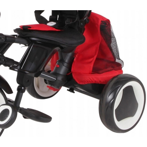 Qplay Rito Plus Eva Αναδιπλούμενο Τρίκυκλο Ποδηλατάκι 10 - 72 μηνών BlackΤρίκυκλο ποδήλατο που ακολουθεί την ανάπτυξη του παιδιού από 10 έως 72 μηνώνΡυθμιζόμενο καθ’ ύψος τιμόνι γονέαΑναδιπλούμενο – αφαιρούμενο σκίαστρο με UV προστασία UPF 50+Πλάτη καθίσματος με 2 θέσεις ανάκλισης για άνετη βόλταΜαλ
