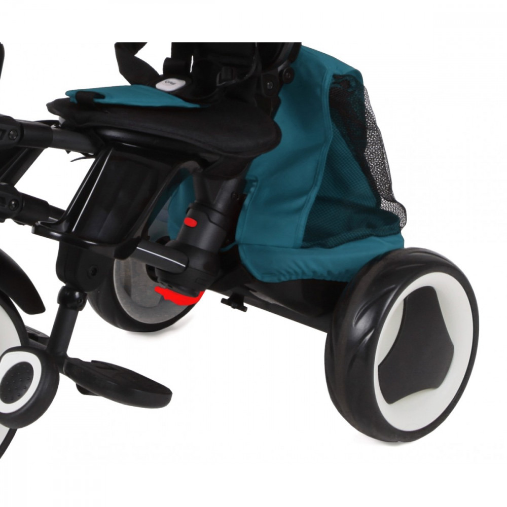 Qplay Rito Plus Eva Αναδιπλούμενο Τρίκυκλο Ποδηλατάκι 10 - 72 μηνών BlackΤρίκυκλο ποδήλατο που ακολουθεί την ανάπτυξη του παιδιού από 10 έως 72 μηνώνΡυθμιζόμενο καθ’ ύψος τιμόνι γονέαΑναδιπλούμενο – αφαιρούμενο σκίαστρο με UV προστασία UPF 50+Πλάτη καθίσματος με 2 θέσεις ανάκλισης για άνετη βόλταΜαλ