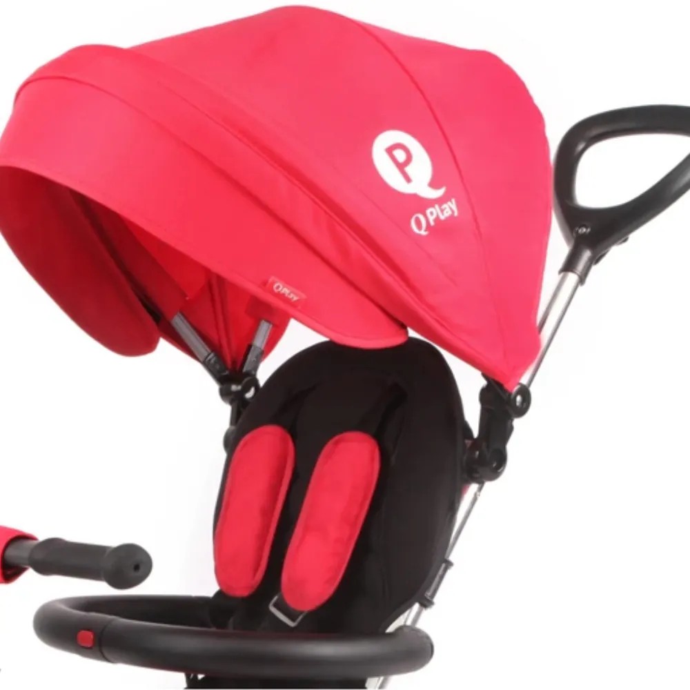 Qplay Rito Air Αναδιπλούμενο Τρίκυκλο Ποδηλατάκι 10 - 72 μηνών BlackΤρίκυκλο ποδήλατο που ακολουθεί την ανάπτυξη του παιδιού από 10 έως 72 μηνώνΡυθμιζόμενο καθ’ ύψος τιμόνι γονέαΑναδιπλούμενο – αφαιρούμενο σκίαστρο με UV προστασία UPF 50+Πλάτη καθίσματος με 2 θέσεις ανάκλισης για άνετη βόλταΜαλακό μ