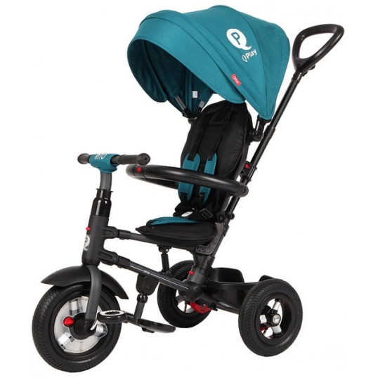 Qplay Rito Air Αναδιπλούμενο Τρίκυκλο Ποδηλατάκι 10 - 72 μηνών BlackΤρίκυκλο ποδήλατο που ακολουθεί την ανάπτυξη του παιδιού από 10 έως 72 μηνώνΡυθμιζόμενο καθ’ ύψος τιμόνι γονέαΑναδιπλούμενο – αφαιρούμενο σκίαστρο με UV προστασία UPF 50+Πλάτη καθίσματος με 2 θέσεις ανάκλισης για άνετη βόλταΜαλακό μ