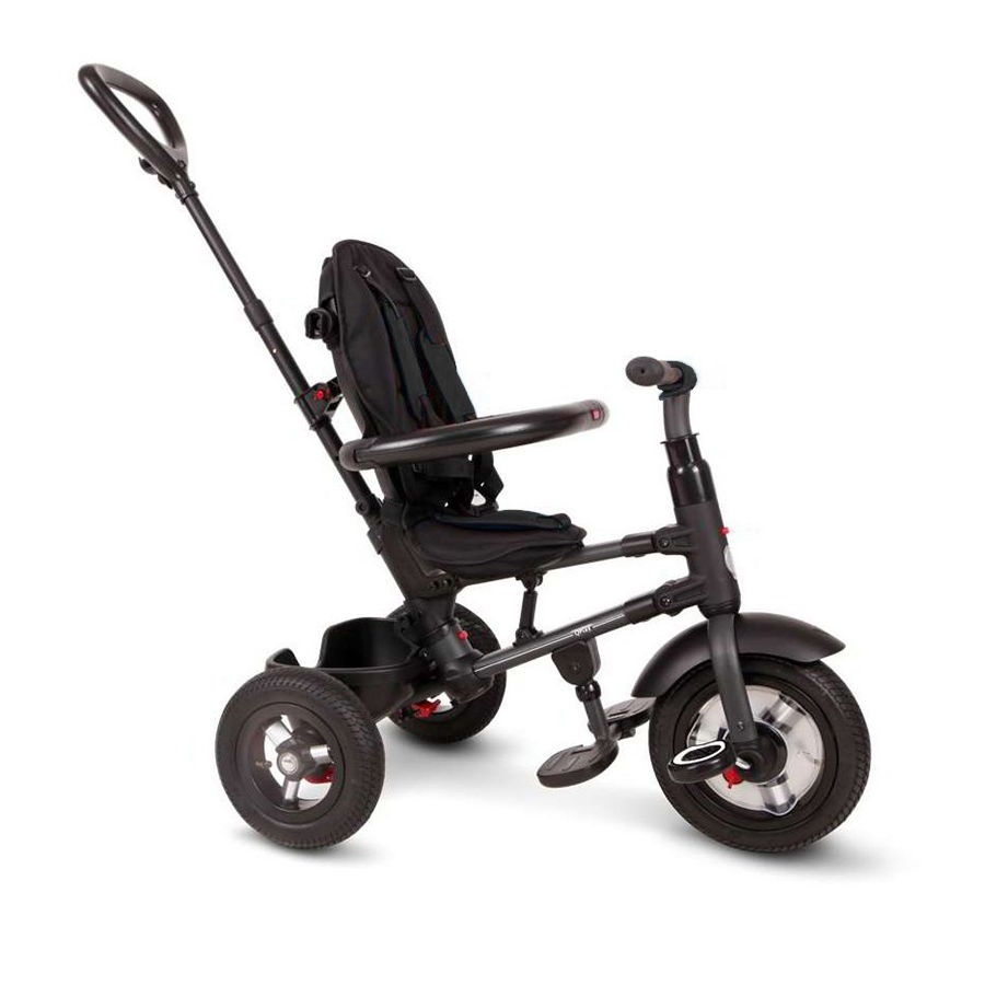 Qplay Rito Air Αναδιπλούμενο Τρίκυκλο Ποδηλατάκι 10 - 72 μηνών BlackΤρίκυκλο ποδήλατο που ακολουθεί την ανάπτυξη του παιδιού από 10 έως 72 μηνώνΡυθμιζόμενο καθ’ ύψος τιμόνι γονέαΑναδιπλούμενο – αφαιρούμενο σκίαστρο με UV προστασία UPF 50+Πλάτη καθίσματος με 2 θέσεις ανάκλισης για άνετη βόλταΜαλακό μ