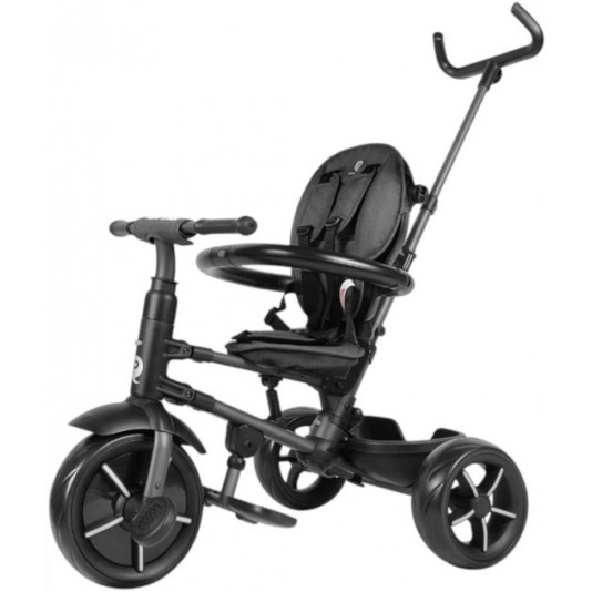 Qplay Rito Eva Star Αναδιπλούμενο Τρίκυκλο Ποδηλατάκι 10 - 72 μηνών BlackΤρίκυκλο ποδήλατο που ακολουθεί την ανάπτυξη του παιδιού από 10 έως και 72 μηνώνΡυθμιζόμενο καθ’ ύψος τιμόνι γονέαΑναδιπλούμενο – αφαιρούμενο σκίαστρο με UV προστασία UPF 50+ με προέκταση για περισσότερη κάλυψη του παιδιούΠλάτη