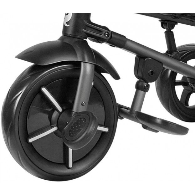 Qplay Rito Eva Star Αναδιπλούμενο Τρίκυκλο Ποδηλατάκι 10 - 72 μηνών BlackΤρίκυκλο ποδήλατο που ακολουθεί την ανάπτυξη του παιδιού από 10 έως και 72 μηνώνΡυθμιζόμενο καθ’ ύψος τιμόνι γονέαΑναδιπλούμενο – αφαιρούμενο σκίαστρο με UV προστασία UPF 50+ με προέκταση για περισσότερη κάλυψη του παιδιούΠλάτη