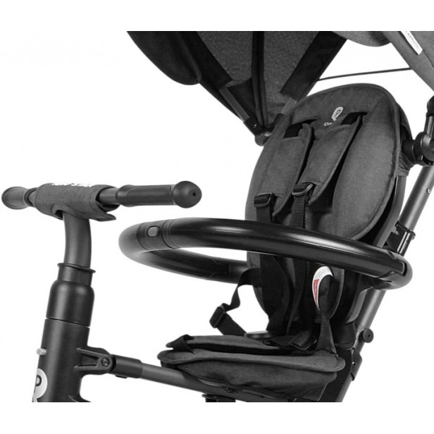 Qplay Rito Eva Star Αναδιπλούμενο Τρίκυκλο Ποδηλατάκι 10 - 72 μηνών BlackΤρίκυκλο ποδήλατο που ακολουθεί την ανάπτυξη του παιδιού από 10 έως και 72 μηνώνΡυθμιζόμενο καθ’ ύψος τιμόνι γονέαΑναδιπλούμενο – αφαιρούμενο σκίαστρο με UV προστασία UPF 50+ με προέκταση για περισσότερη κάλυψη του παιδιούΠλάτη