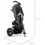 Qplay Rito Eva Star Αναδιπλούμενο Τρίκυκλο Ποδηλατάκι 10 - 72 μηνών BlackΤρίκυκλο ποδήλατο που ακολουθεί την ανάπτυξη του παιδιού από 10 έως και 72 μηνώνΡυθμιζόμενο καθ’ ύψος τιμόνι γονέαΑναδιπλούμενο – αφαιρούμενο σκίαστρο με UV προστασία UPF 50+ με προέκταση για περισσότερη κάλυψη του παιδιούΠλάτη