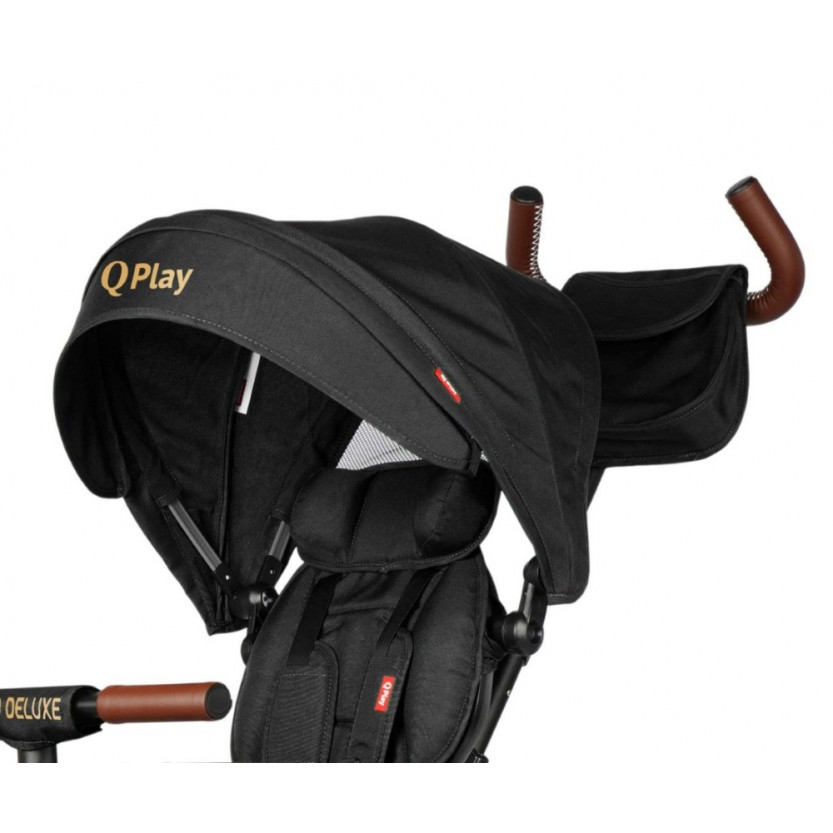 Qplay&nbsp;Rito Deluxe Air&nbsp;Αναδιπλούμενο Τρίκυκλο Ποδηλατάκι 10 - 72 μηνών BlackΈλεγχος τιμονιού από το γονέαΛειτουργία ελεύθερου τροχούΛειτουργία ελεύθερης λαβής τιμονιούΖώνη ασφαλείας 5 σημείων με επένδυσηΆνετο κάθισμα με ρύθμιση πλάτης σε δύο στάδιαΕπιπλέον υποστήριξη ρύθμισης πλάτης – προστ
