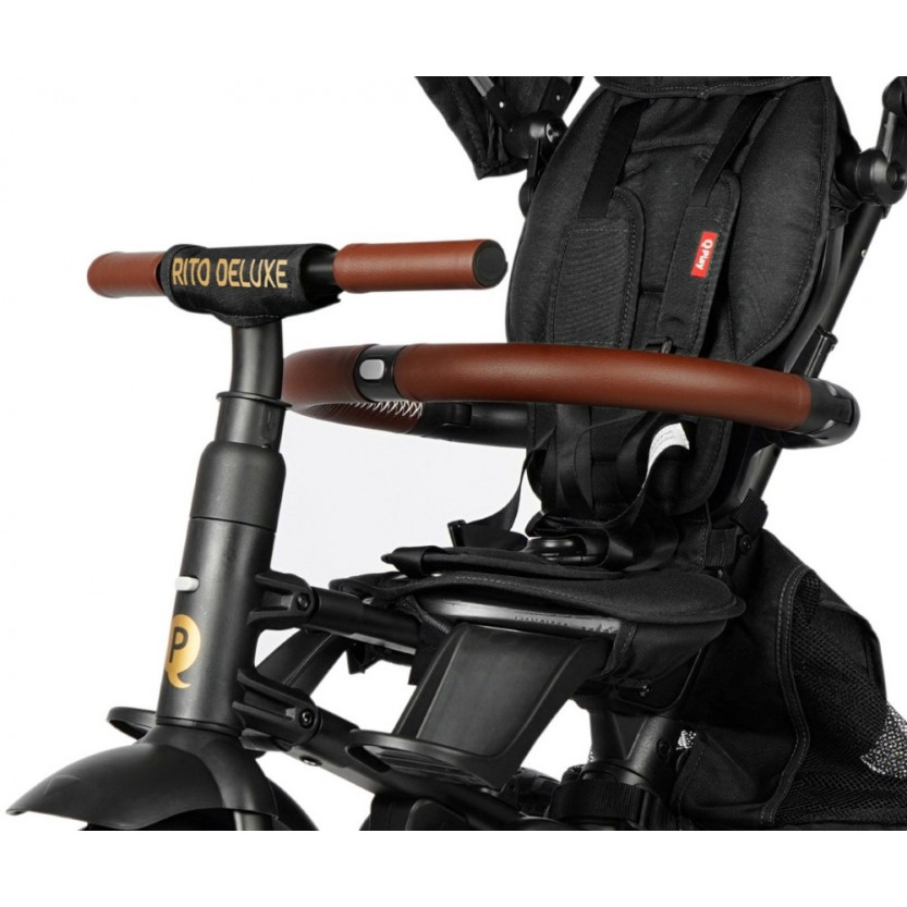 Qplay&nbsp;Rito Deluxe Air&nbsp;Αναδιπλούμενο Τρίκυκλο Ποδηλατάκι 10 - 72 μηνών BlackΈλεγχος τιμονιού από το γονέαΛειτουργία ελεύθερου τροχούΛειτουργία ελεύθερης λαβής τιμονιούΖώνη ασφαλείας 5 σημείων με επένδυσηΆνετο κάθισμα με ρύθμιση πλάτης σε δύο στάδιαΕπιπλέον υποστήριξη ρύθμισης πλάτης – προστ