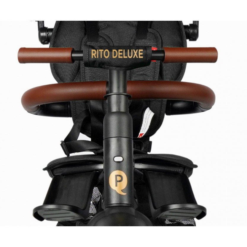 Qplay&nbsp;Rito Deluxe Air&nbsp;Αναδιπλούμενο Τρίκυκλο Ποδηλατάκι 10 - 72 μηνών BlackΈλεγχος τιμονιού από το γονέαΛειτουργία ελεύθερου τροχούΛειτουργία ελεύθερης λαβής τιμονιούΖώνη ασφαλείας 5 σημείων με επένδυσηΆνετο κάθισμα με ρύθμιση πλάτης σε δύο στάδιαΕπιπλέον υποστήριξη ρύθμισης πλάτης – προστ