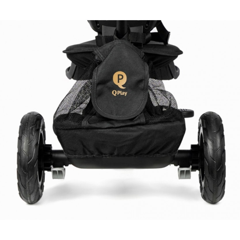Qplay&nbsp;Rito Deluxe Air&nbsp;Αναδιπλούμενο Τρίκυκλο Ποδηλατάκι 10 - 72 μηνών BlackΈλεγχος τιμονιού από το γονέαΛειτουργία ελεύθερου τροχούΛειτουργία ελεύθερης λαβής τιμονιούΖώνη ασφαλείας 5 σημείων με επένδυσηΆνετο κάθισμα με ρύθμιση πλάτης σε δύο στάδιαΕπιπλέον υποστήριξη ρύθμισης πλάτης – προστ