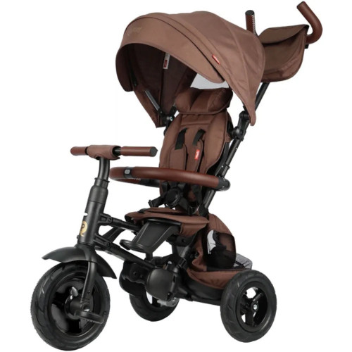 Qplay ΤΡΙΚΥΚΛΟ ΠΤΥΣΣΟΜΕΝΟ ΠΟΔΗΛΑΤΟ RITO DELUXE AIR GEL WHELLS CHOCO BROWN 5061047481646