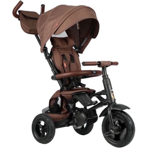 Qplay ΤΡΙΚΥΚΛΟ ΠΤΥΣΣΟΜΕΝΟ ΠΟΔΗΛΑΤΟ RITO DELUXE AIR GEL WHELLS CHOCO BROWN 5061047481646