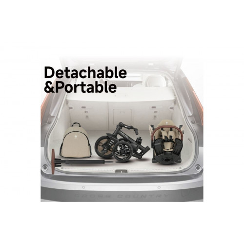 Qplay ΤΡΙΚΥΚΛΟ ΠΤΥΣΣΟΜΕΝΟ ΠΟΔΗΛΑΤΟ COMFO MAX 8in1 GREY 5061047482285