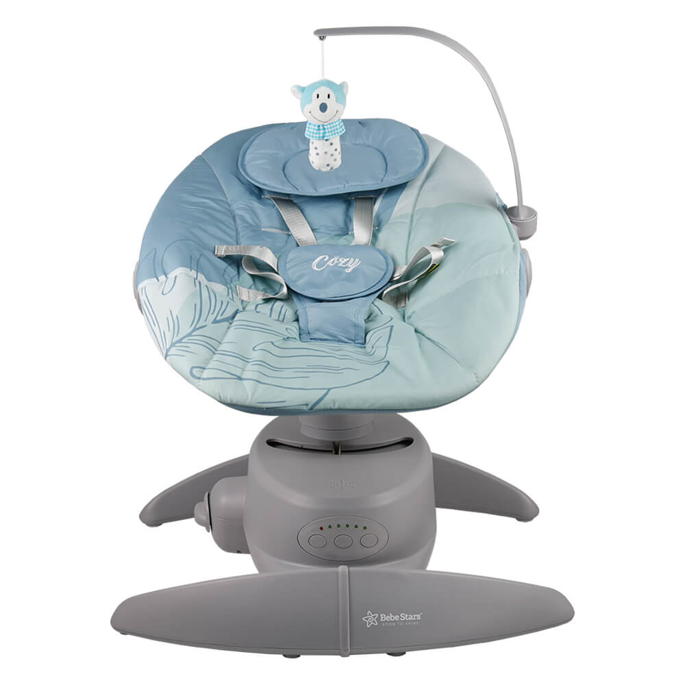 Η νέα ηλεκτρική κούνια Cozy της Bebe Stars σχεδιάστηκε με ιδιαίτερη προσοχή για την απόλυτη άνεση και ψυχαγωγία του μωρού σας!Είναι μια κομψή κούνια κατασκευασμένη από υλικά φιλικά προς το παιδί σας και το περιβάλλον.