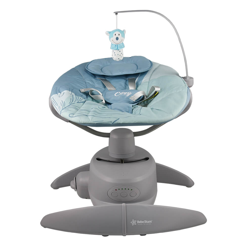 Η νέα ηλεκτρική κούνια Cozy της Bebe Stars σχεδιάστηκε με ιδιαίτερη προσοχή για την απόλυτη άνεση και ψυχαγωγία του μωρού σας!Είναι μια κομψή κούνια κατασκευασμένη από υλικά φιλικά προς το παιδί σας και το περιβάλλον.