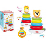 Moni Εκπαιδευτικοί κρίκοι Bear and Deer Rings 35785Κατάλληλο για παιδιά από 6 μηνών και άνω.