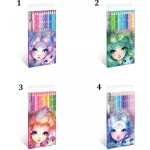 Nebulous Stars Coloring Pencil 12 Pack - 4 Σχέδια (11568).