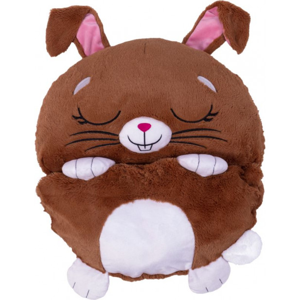 JAP Happy Nappers Chestnut&nbsp;The Brown Bunny-Medium (7169)Tο τέλειο μαξιλάρι παιχνιδιού που ανοίγει και γίνεται ένας τέλειος υπνόσακος έκπληξη!Οι Happy Nappers είναι ένας διασκεδαστικός, χνουδωτός φίλος και ένα τέλειο μαξιλάρι παιχνιδιού.
