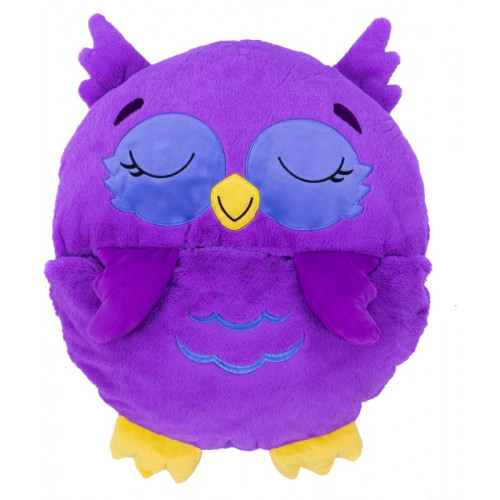 JAP Happy Nappers Chestnut The Purple Owl-Medium (7168)