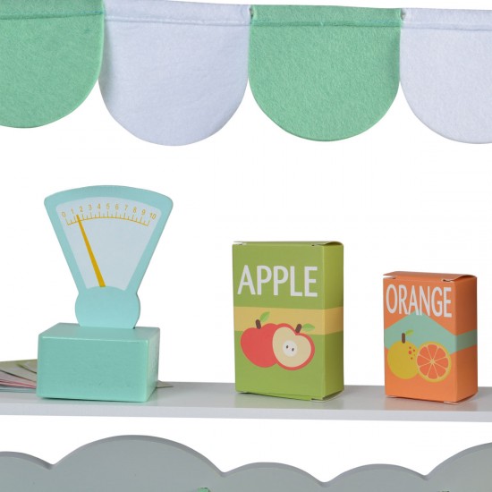 Παιδικό Ξύλινο Παιχνίδι Μανάβικο της εταιρειας Moni.