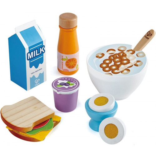 Hape Delicious Breakfast Playset Πεντανόστιμο Πρωινό 13 Τεμ E3172A
