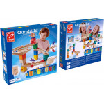 Hape Quadrilla Marble Run Ξύλινο Race To The Finish-58Τμχ (E6021A).