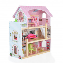ΚΟΥΚΛΟΣΠΙΤΟ ΞΥΛΙΝΟ ΜΟΝΙ 4110 WOODEN DOLL HOUSE MILA 3800146221591
