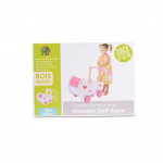 Ξύλινο Καροτσάκι για Κούκλες&nbsp;MONI Toys.